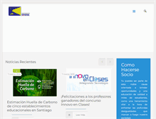 Tablet Screenshot of corporacionminera.cl